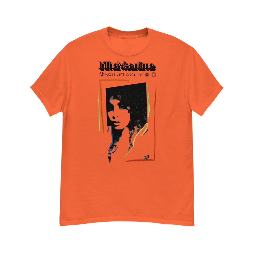 Orange 'In The Meantime' T-Shirt