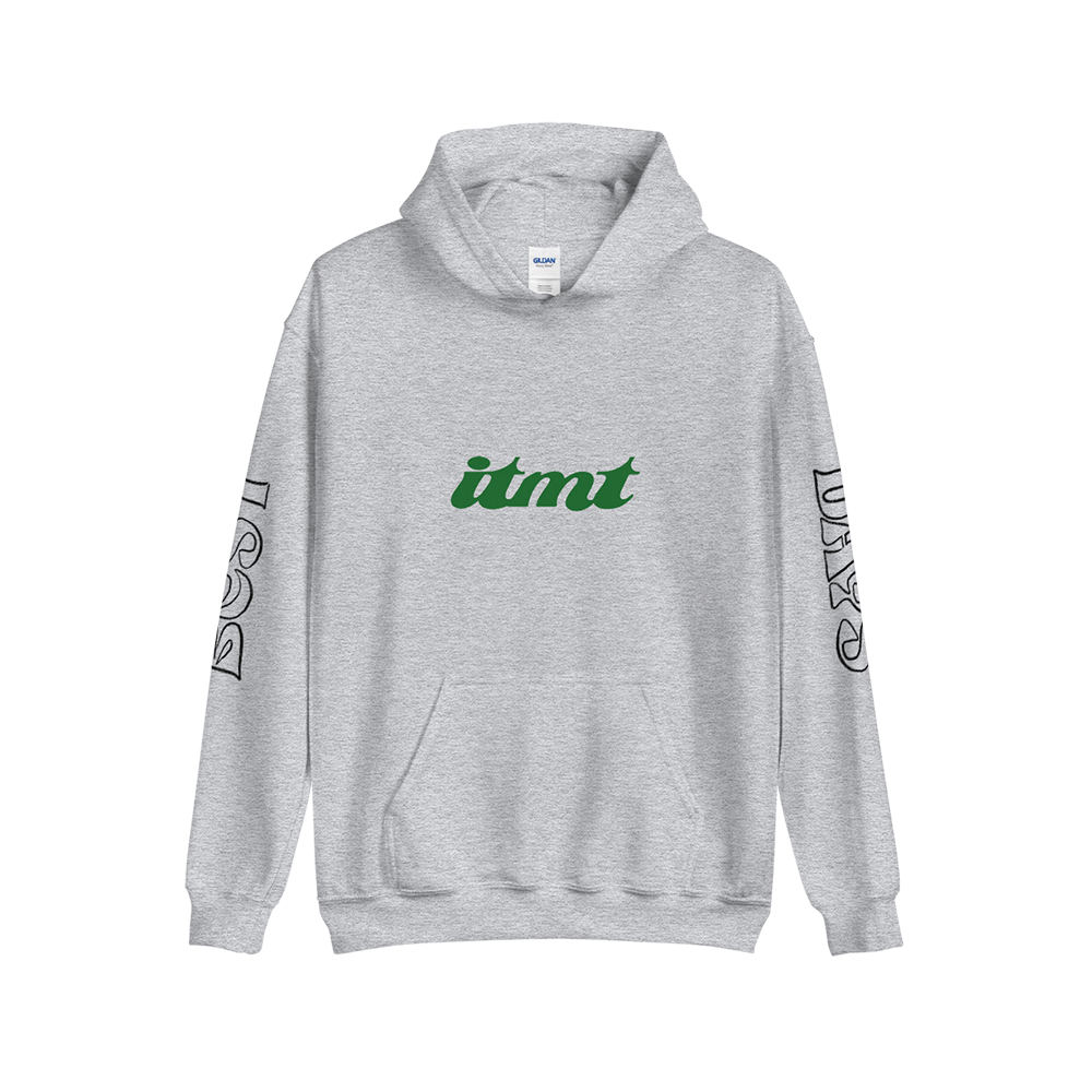 Grey Best Days Hoodie Front