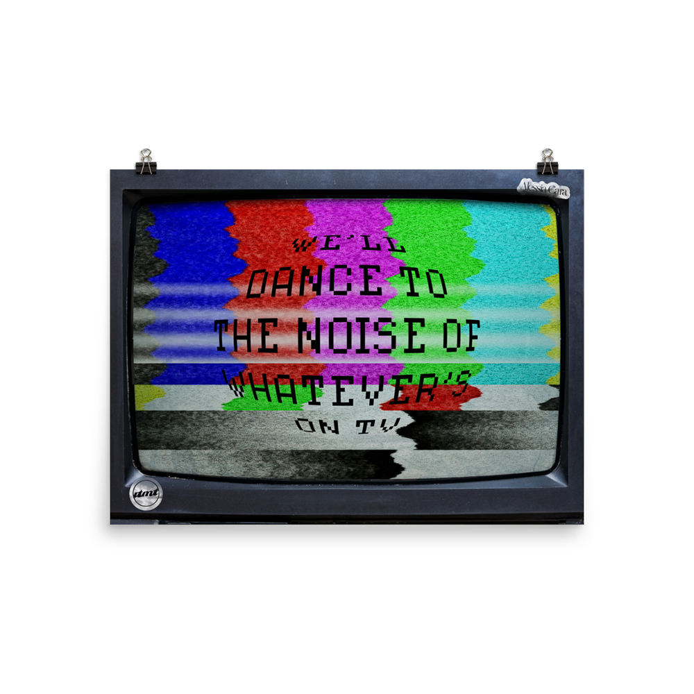Apartment TV Static Poster