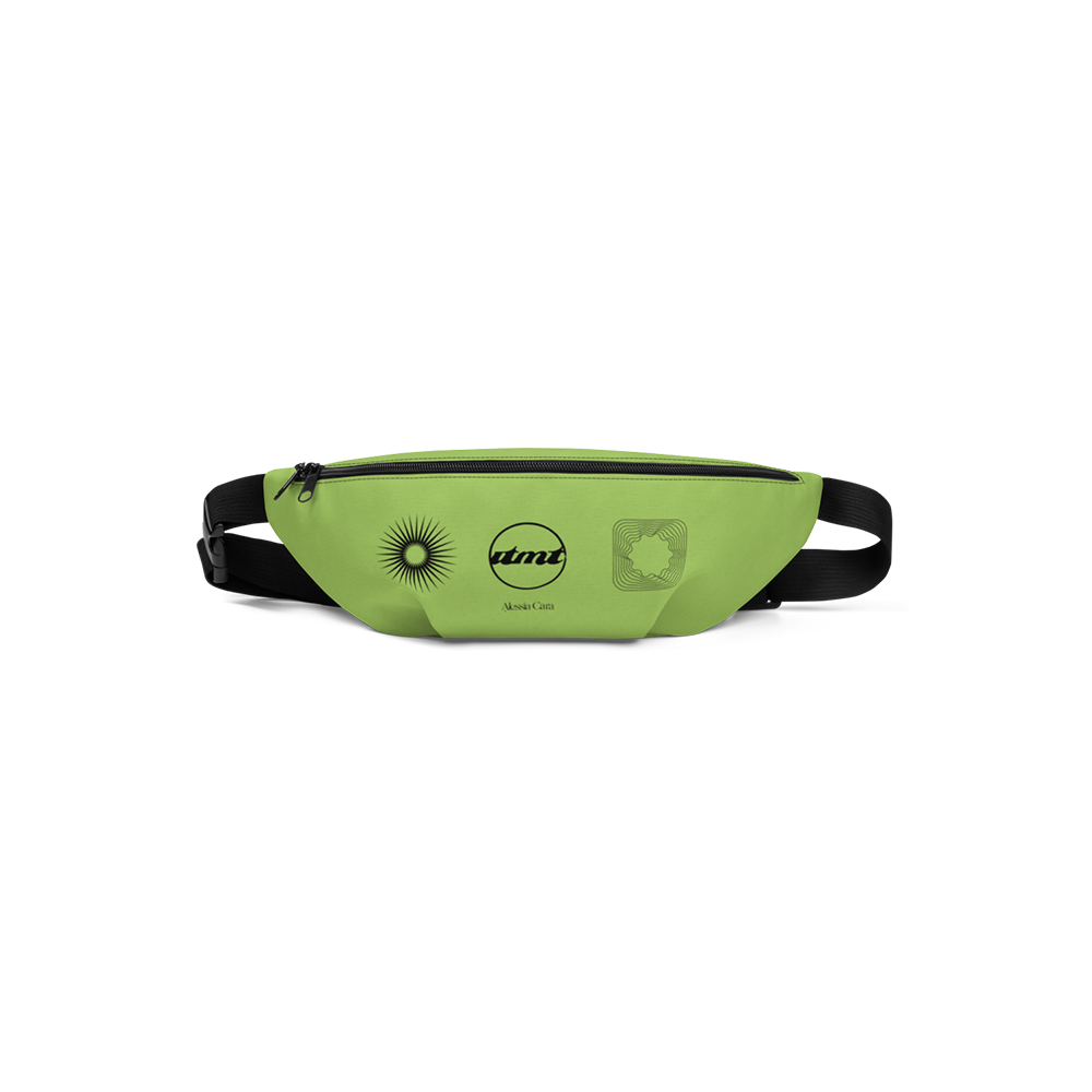 Green In The Meantime Fanny Pack Front