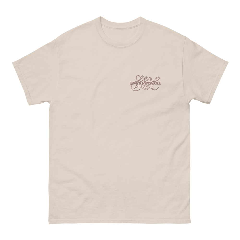 Hearts T-Shirt on Cream Front